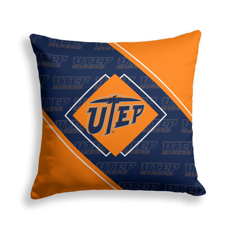 Pixsona UTEP Miners Boxed Throw Pillow