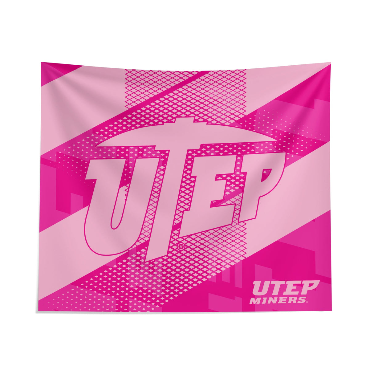 Pixsona UTEP Miners Pink Motion Tapestry