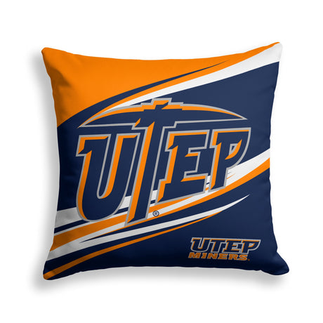 Pixsona UTEP Miners Velocity Throw Pillow