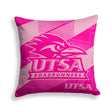 Pixsona UTSA Roadrunners Pink Motion Throw Pillow