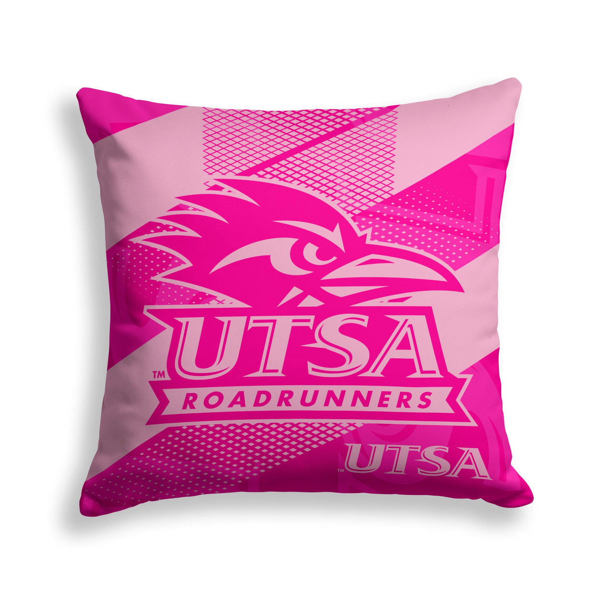 Pixsona UTSA Roadrunners Pink Motion Throw Pillow