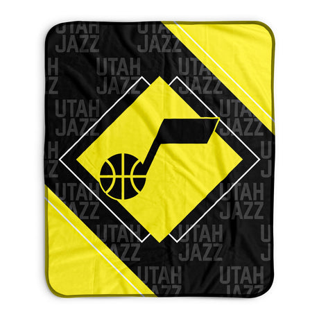 Pixsona Utah Jazz Boxed Pixel Fleece Blanket