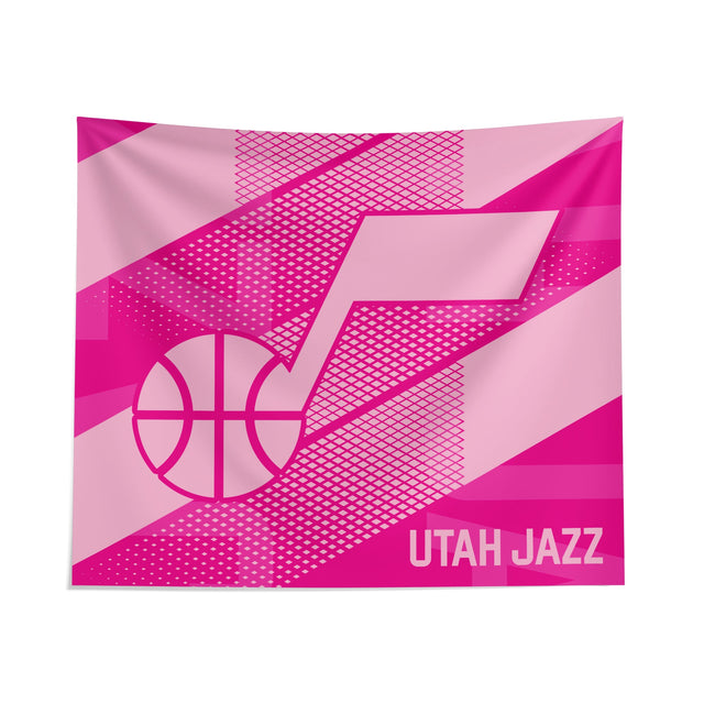 Pixsona Utah Jazz Pink Motion Tapestry