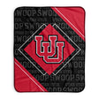 Pixsona Utah Utes Boxed Pixel Fleece Blanket