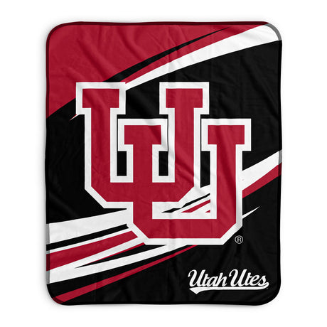 Pixsona Utah Utes Velocity Pixel Fleece Blanket