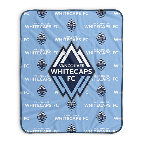 Pixsona Vancouver Whitecaps FC Repeat Pixel Fleece Blanket