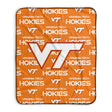Pixsona Virginia Tech Hokies Repeat Pixel Fleece Blanket