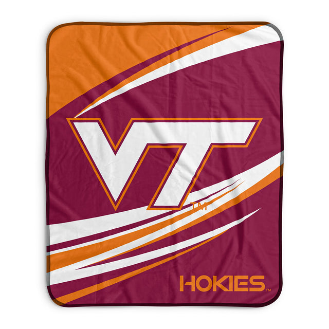 Pixsona Virginia Tech Hokies Velocity Pixel Fleece Blanket