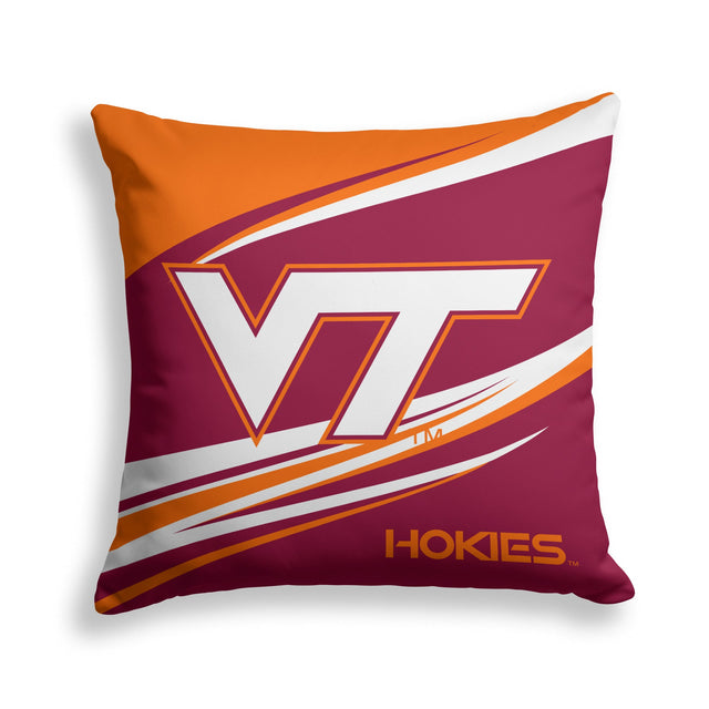 Pixsona Virginia Tech Hokies Velocity Throw Pillow