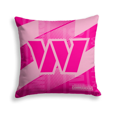 Pixsona Washington Commanders Pink Motion Throw Pillow