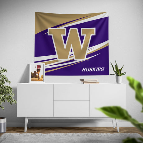 Pixsona Washington Huskies Velocity Tapestry