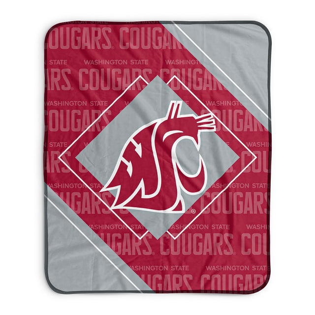 Pixsona Washington State Cougars Boxed Pixel Fleece Blanket
