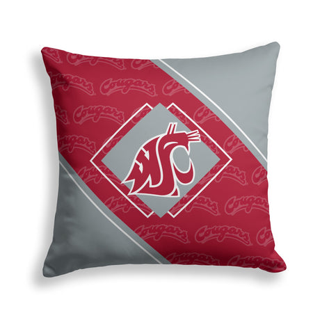Pixsona Washington State Cougars Boxed Throw Pillow