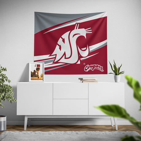 Pixsona Washington State Cougars Velocity Tapestry