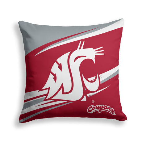 Pixsona Washington State Cougars Velocity Throw Pillow