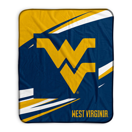 Pixsona West Virginia Mountaineers Velocity Pixel Fleece Blanket