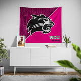 Pixsona Western Carolina Catamounts Pink Implosion Tapestry | Personalized | Custom