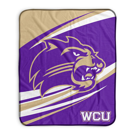 Pixsona Western Carolina Catamounts Velocity Pixel Fleece Blanket