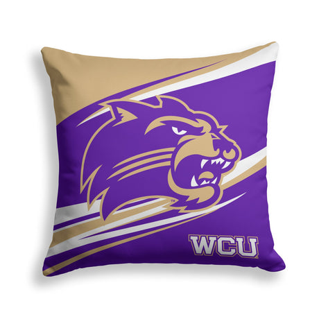 Pixsona Western Carolina Catamounts Velocity Throw Pillow