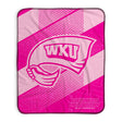 Pixsona Western Kentucky Hilltoppers Pink Motion Pixel Fleece Blanket