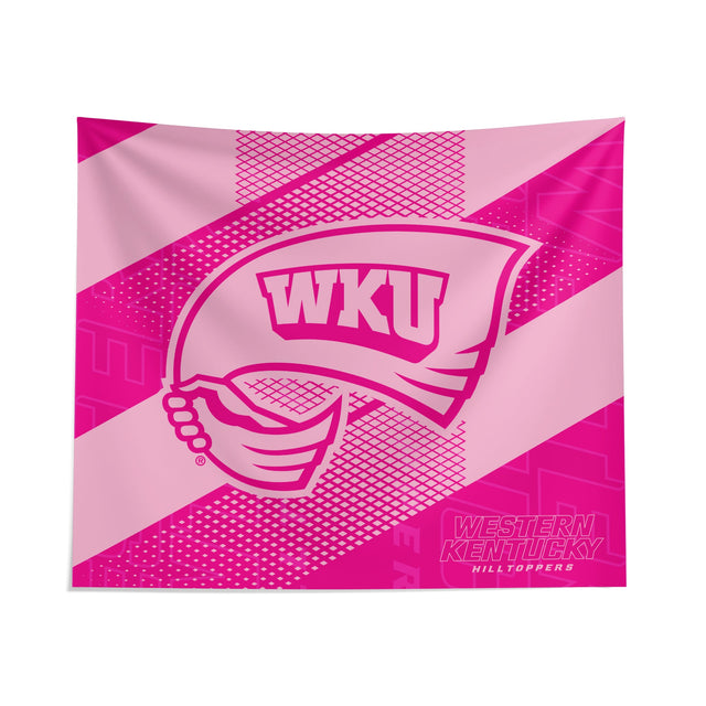 Pixsona Western Kentucky Hilltoppers Pink Motion Tapestry