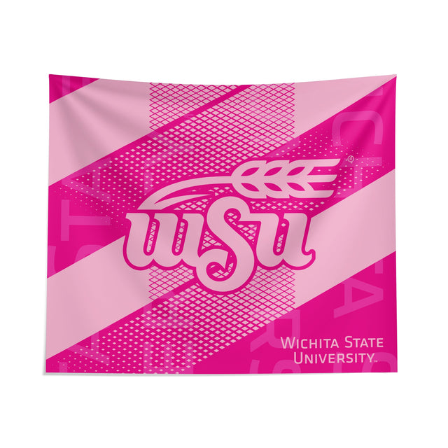 Pixsona Wichita State Shockers Pink Motion Tapestry