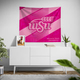 Pixsona Wichita State Shockers Pink Motion Tapestry