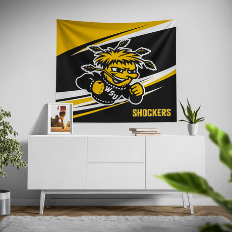 Pixsona Wichita State Shockers Velocity Tapestry