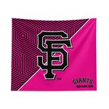 Pixsona San Francisco Giants Pink Implosion Tapestry | Personalized | Custom