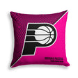 Pixsona Indiana Pacers Pink Implosion Throw Pillow | Personalized | Custom