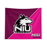 Pixsona Northern Illinois Huskies Pink Implosion Tapestry | Personalized | Custom