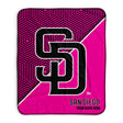 Pixsona San Diego Padres Pink Implosion Pixel Fleece Blanket | Personalized | Custom