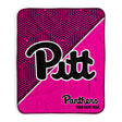 Pixsona Pitt Panthers Pink Implosion Pixel Fleece Blanket | Personalized | Custom