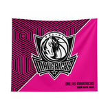 Pixsona Dallas Mavericks Pink Implosion Tapestry | Personalized | Custom