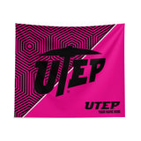 Pixsona UTEP Miners Pink Implosion Tapestry | Personalized | Custom