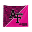 Pixsona Air Force Falcons Pink Implosion Tapestry | Personalized | Custom