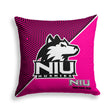 Pixsona Northern Illinois Huskies Pink Implosion Throw Pillow | Personalized | Custom