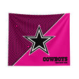 Pixsona Dallas Cowboys Pink Implosion Tapestry | Personalized | Custom