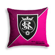 Pixsona Real Salt Lake Pink Implosion Throw Pillow | Personalized | Custom