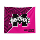 Pixsona Mississippi State Bulldogs Pink Implosion Tapestry | Personalized | Custom