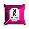 Pixsona Nashville SC Pink Implosion Throw Pillow | Personalized | Custom