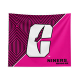 Pixsona North Carolina Charlotte 49ers Pink Implosion Tapestry | Personalized | Custom