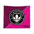 Pixsona CF Montreal Pink Implosion Tapestry | Personalized | Custom