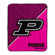 Pixsona Purdue Boilermakers Pink Implosion Pixel Fleece Blanket | Personalized | Custom