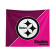 Pixsona Pittsburgh Steelers Pink Implosion Tapestry | Personalized | Custom