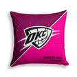 Pixsona Oklahoma City Thunder Pink Implosion Throw Pillow | Personalized | Custom