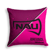 Pixsona Northern Arizona Lumberjacks Pink Implosion Throw Pillow | Personalized | Custom