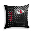 Pixsona Kansas City Chiefs Halftone Throw Pillow | Personalized | Custom