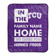 Pixsona TCU Horned Frogs Cheer Pixel Fleece Blanket | Personalized | Custom