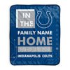 Pixsona Indianapolis Colts Cheer Pixel Fleece Blanket | Personalized | Custom